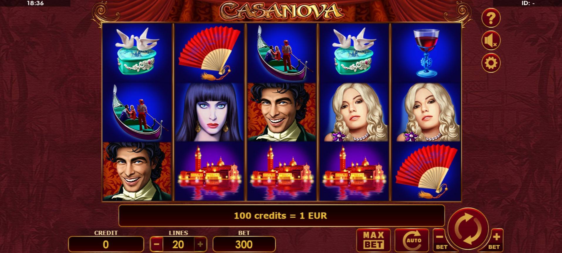 Casanova-Slot