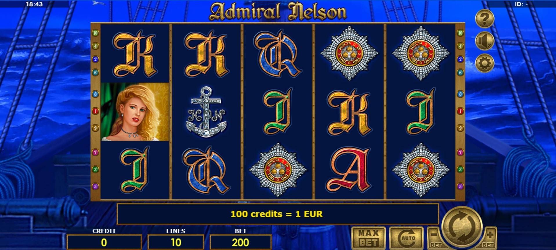 Admiral-Nelson-Slot