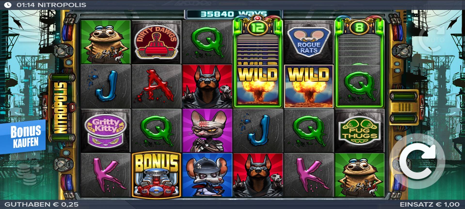 Nitropolis-Slot