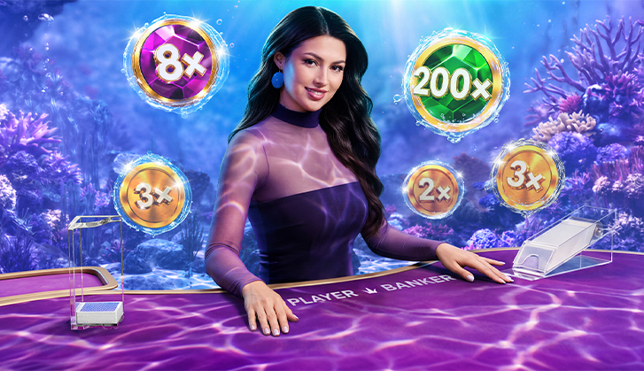 Amazing Baccarat still from Pragmatic Play’s public live-casino page