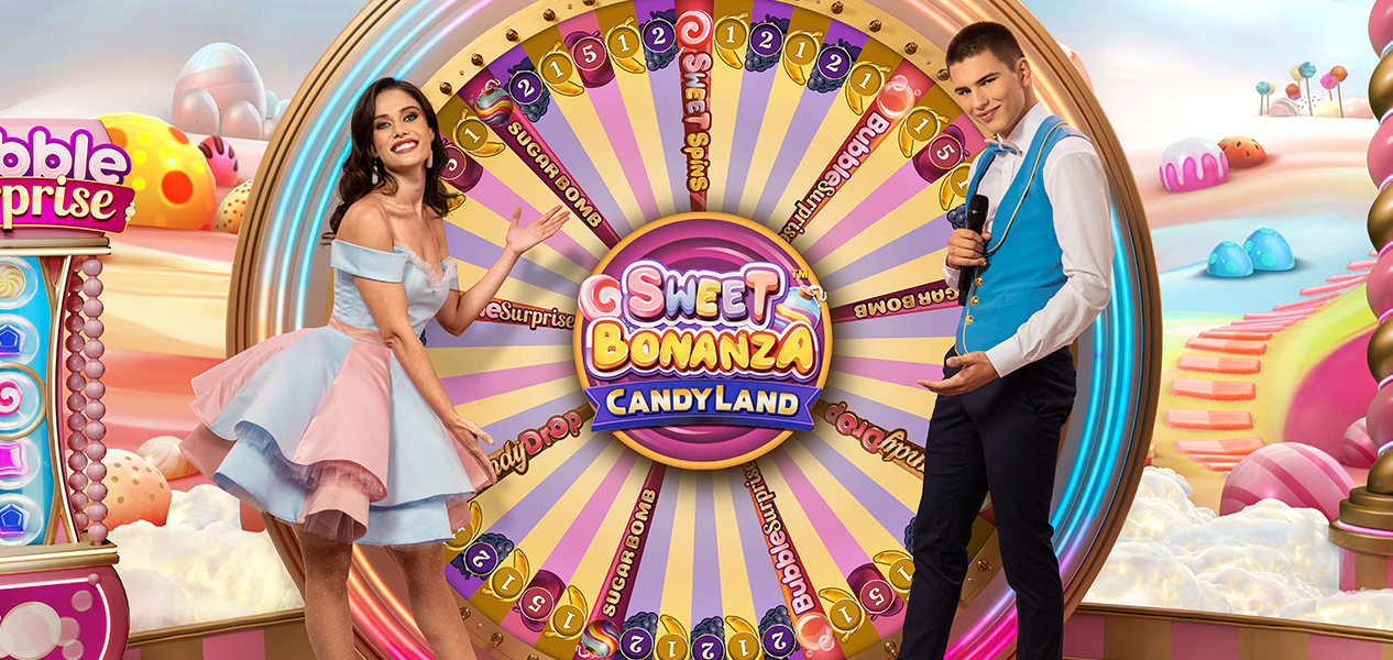Sweet Bonanza CandyLand still from Pragmatic Play’s public live-casino page