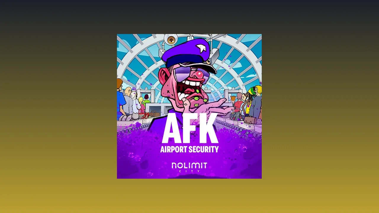 AFK Airport Security official Nolimit City logo lockup