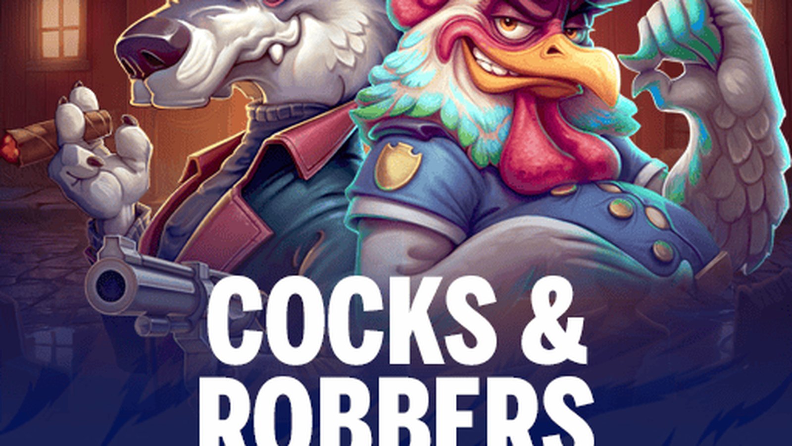 Official Red Tiger Cocks and Robbers logo lockup