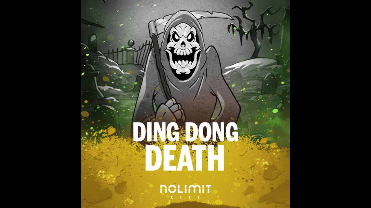 Official Nolimit City Ding Dong Death logo lockup