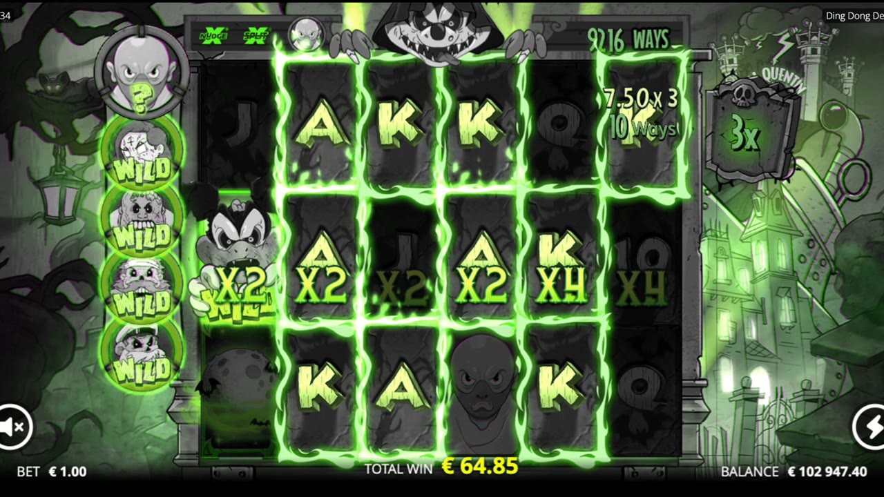 Official Nolimit City Death Meter upgrade still from Ding Dong Death