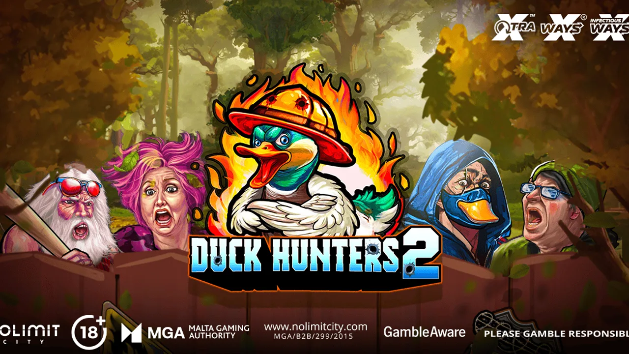 Duck Hunters 2 official Nolimit City logo game tile
