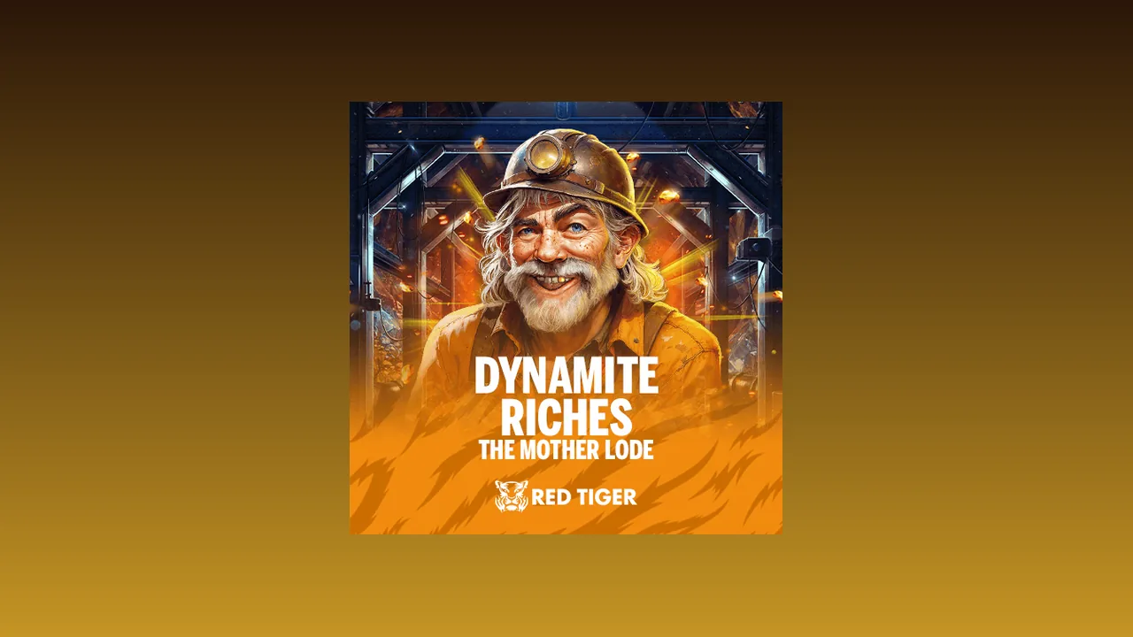 Dynamite Riches The Mother Lode official Red Tiger logo lockup