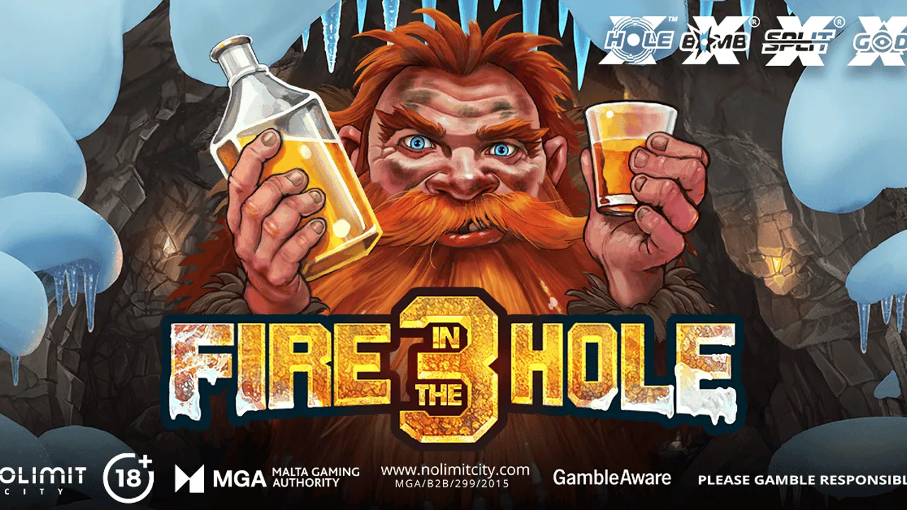 Fire In The Hole family official Nolimit City logo plate — Fire In The Hole 4 marketing not public yet
