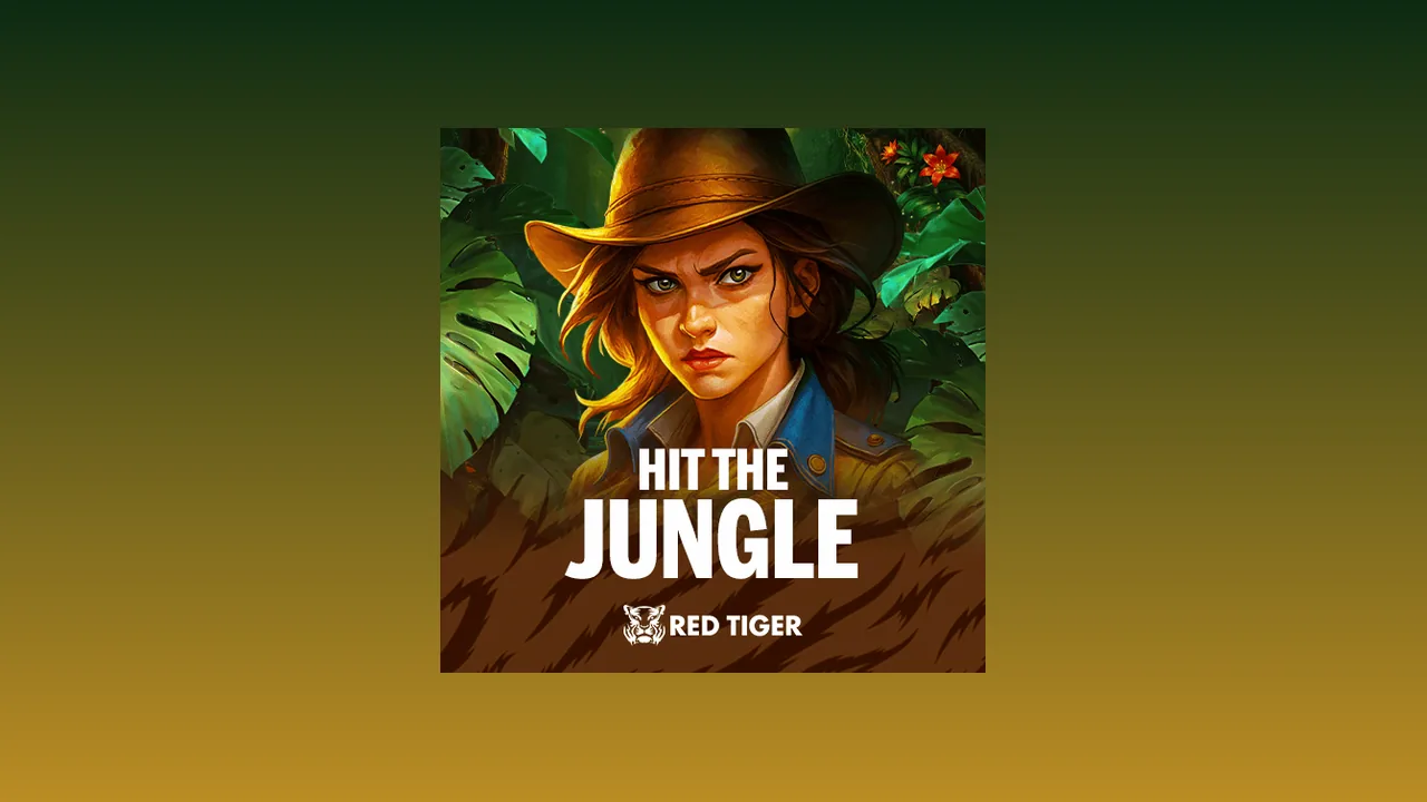 Hit The Jungle official Red Tiger logo lockup