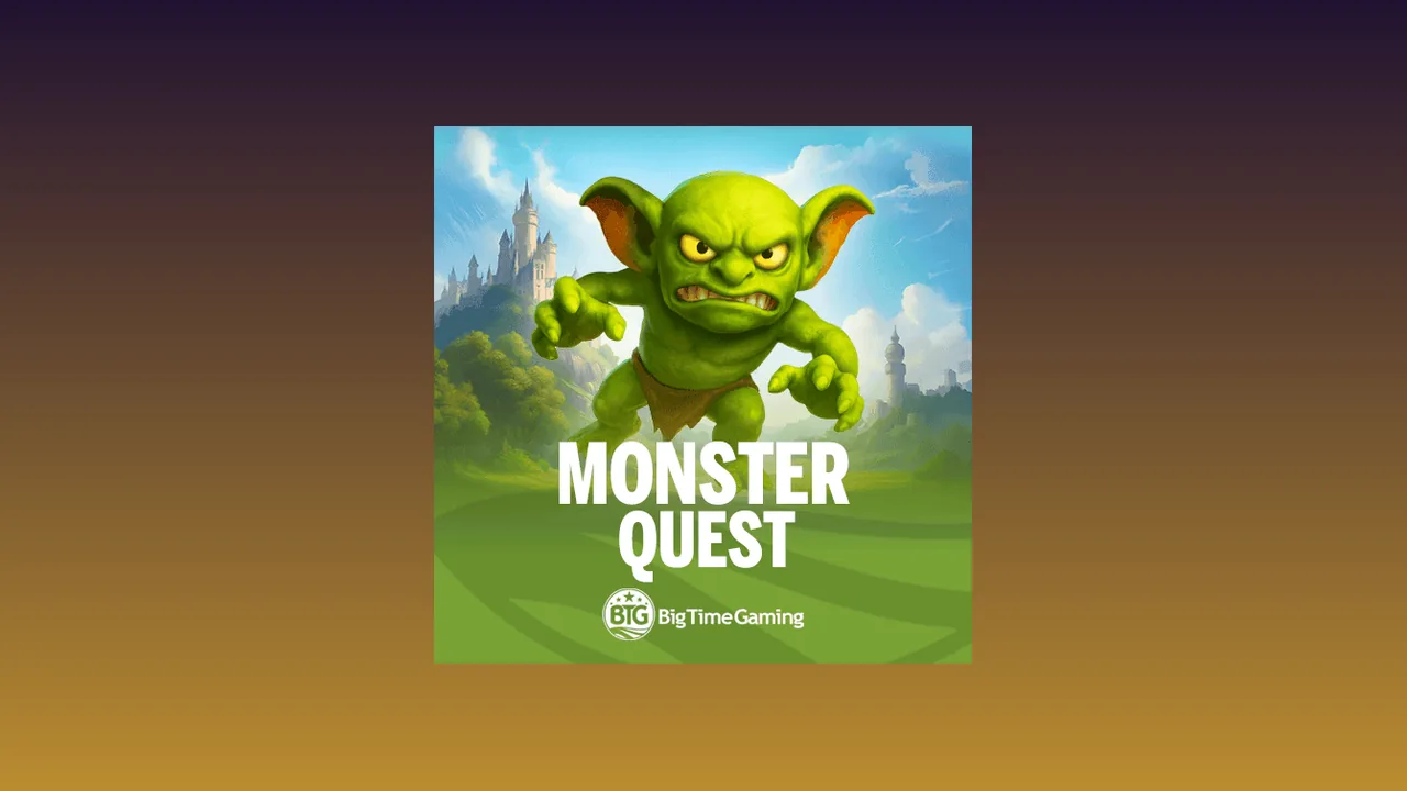 Monster Quest official Big Time Gaming logo lockup