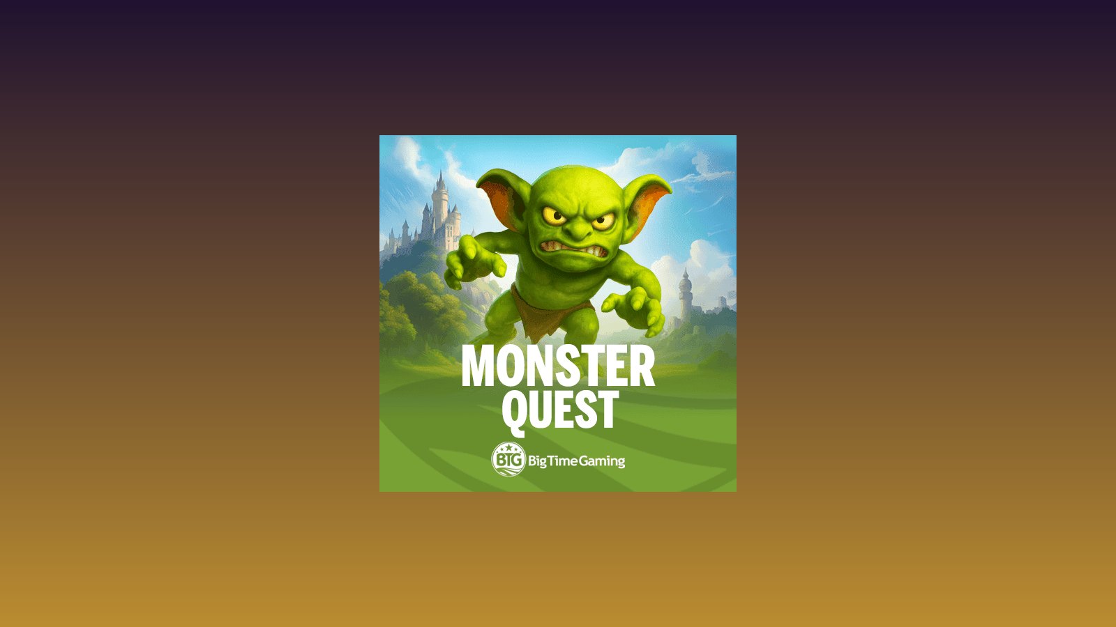Official Big Time Gaming Monster Quest logo lockup