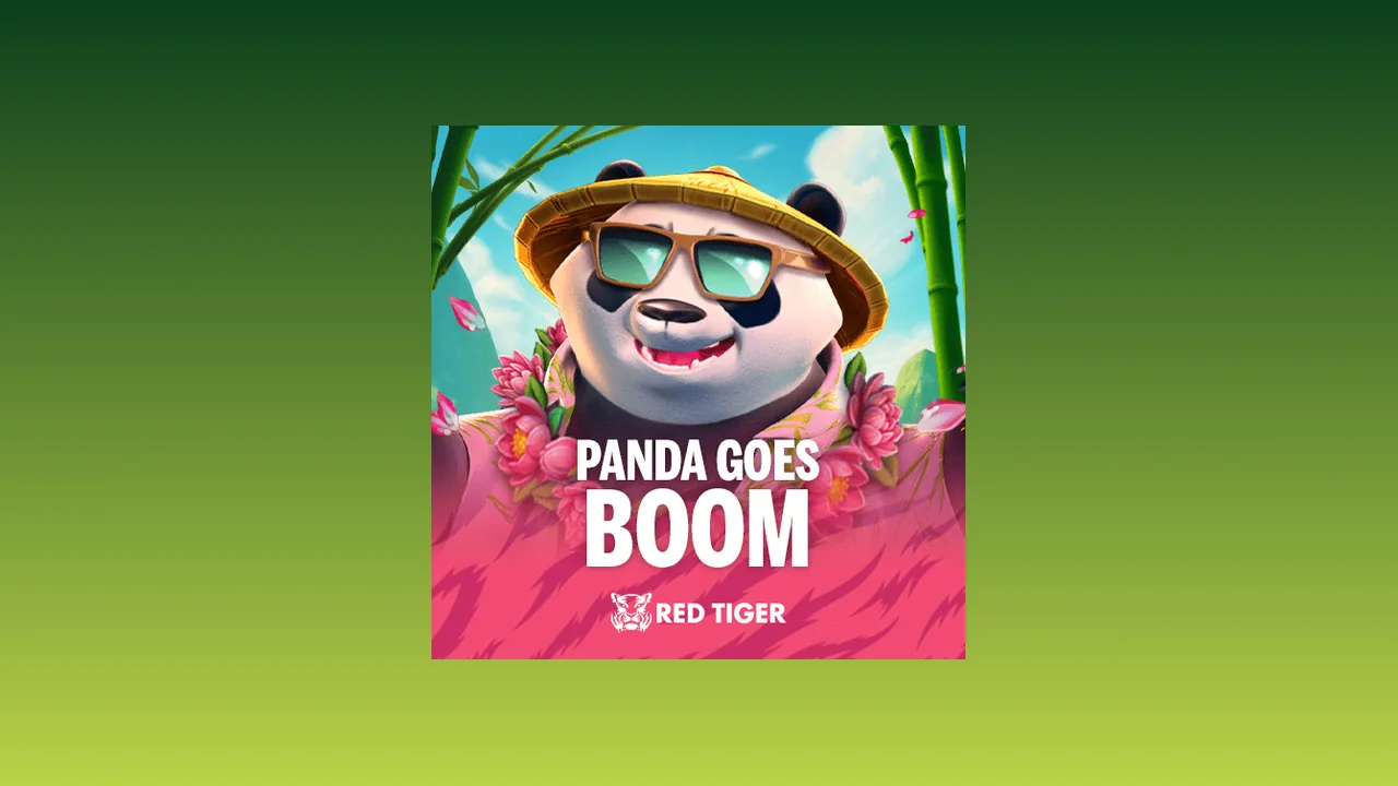 Panda Goes Boom official Red Tiger logo lockup