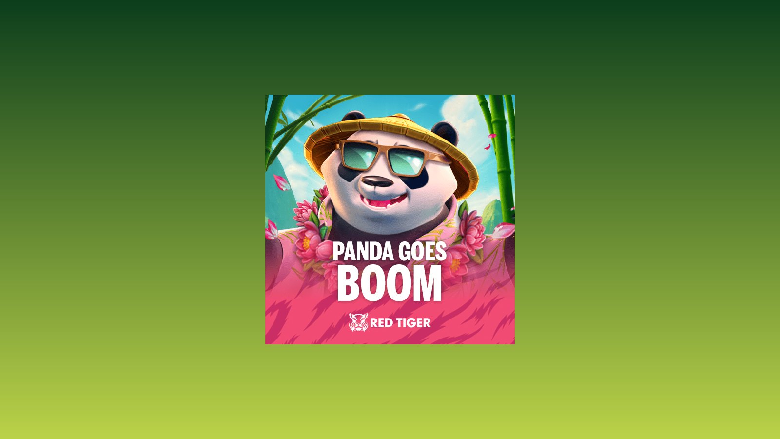 Official Red Tiger Panda Goes Boom logo lockup