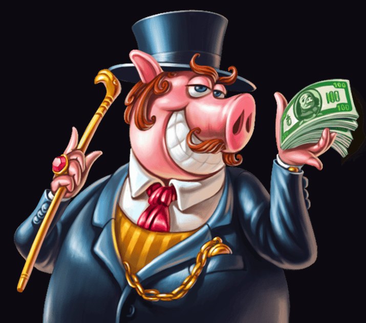 Official NetEnt Piggy Riches wild symbol still