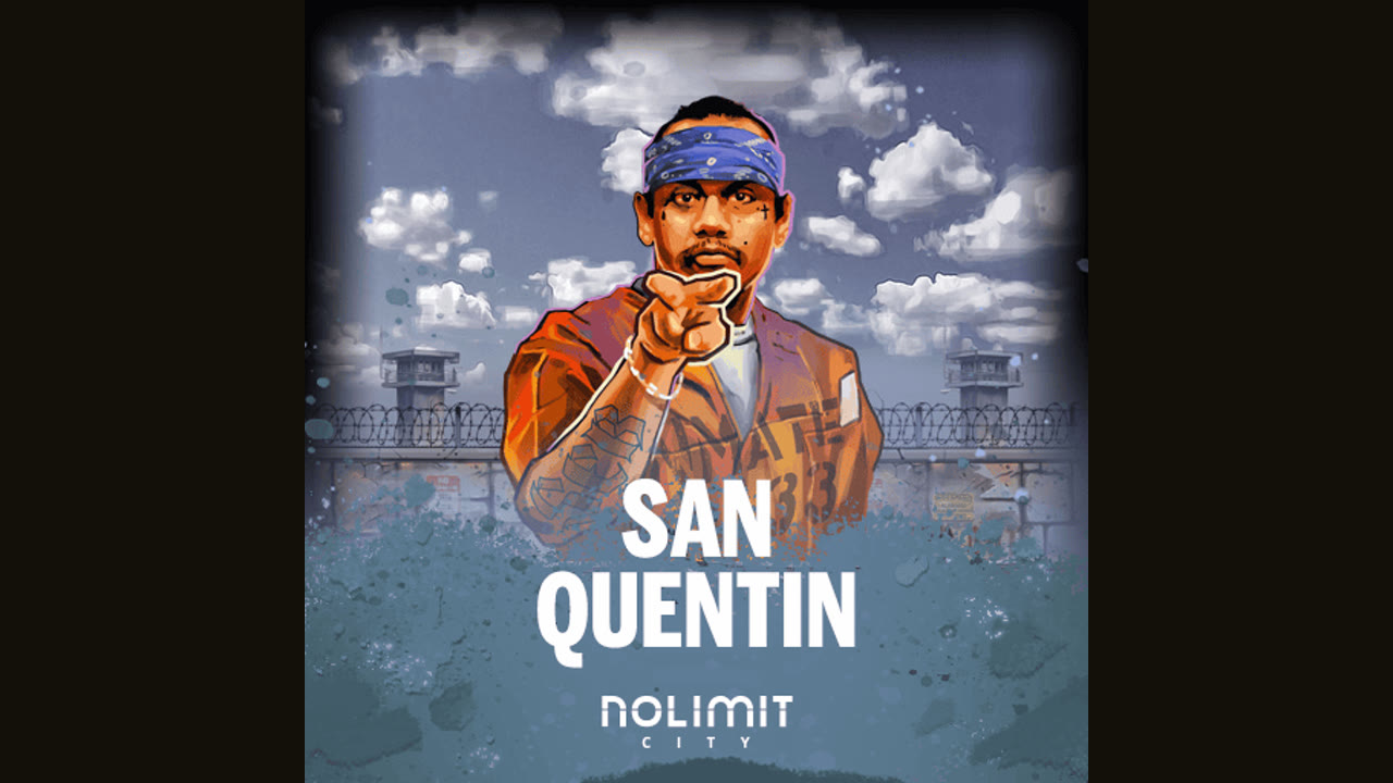 Official Nolimit City San Quentin xWays logo lockup