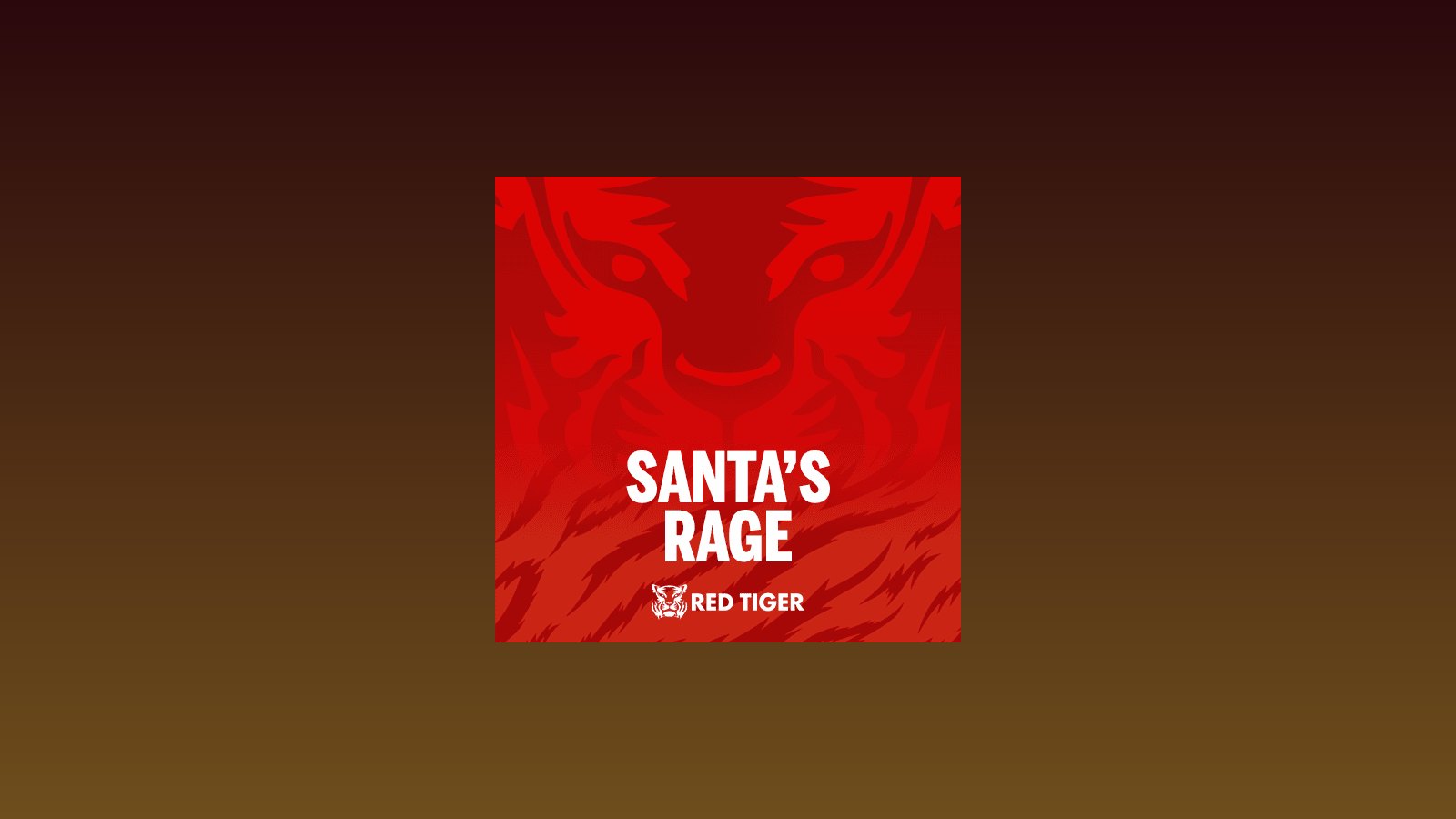 Official Red Tiger Santa's Rage coming-soon logo lockup