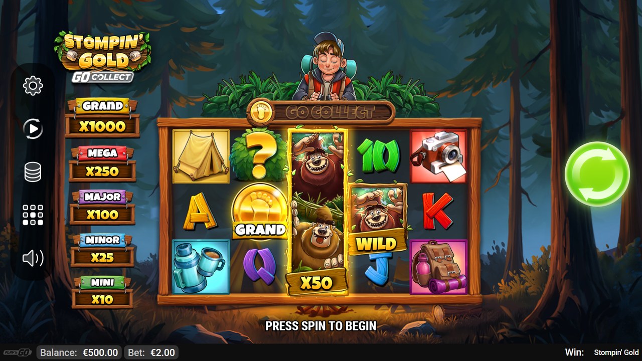 Official Play’n GO Stompin’ Gold feature still