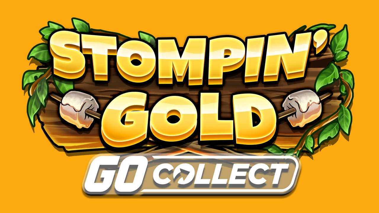 Official Play’n GO Stompin’ Gold logo lockup