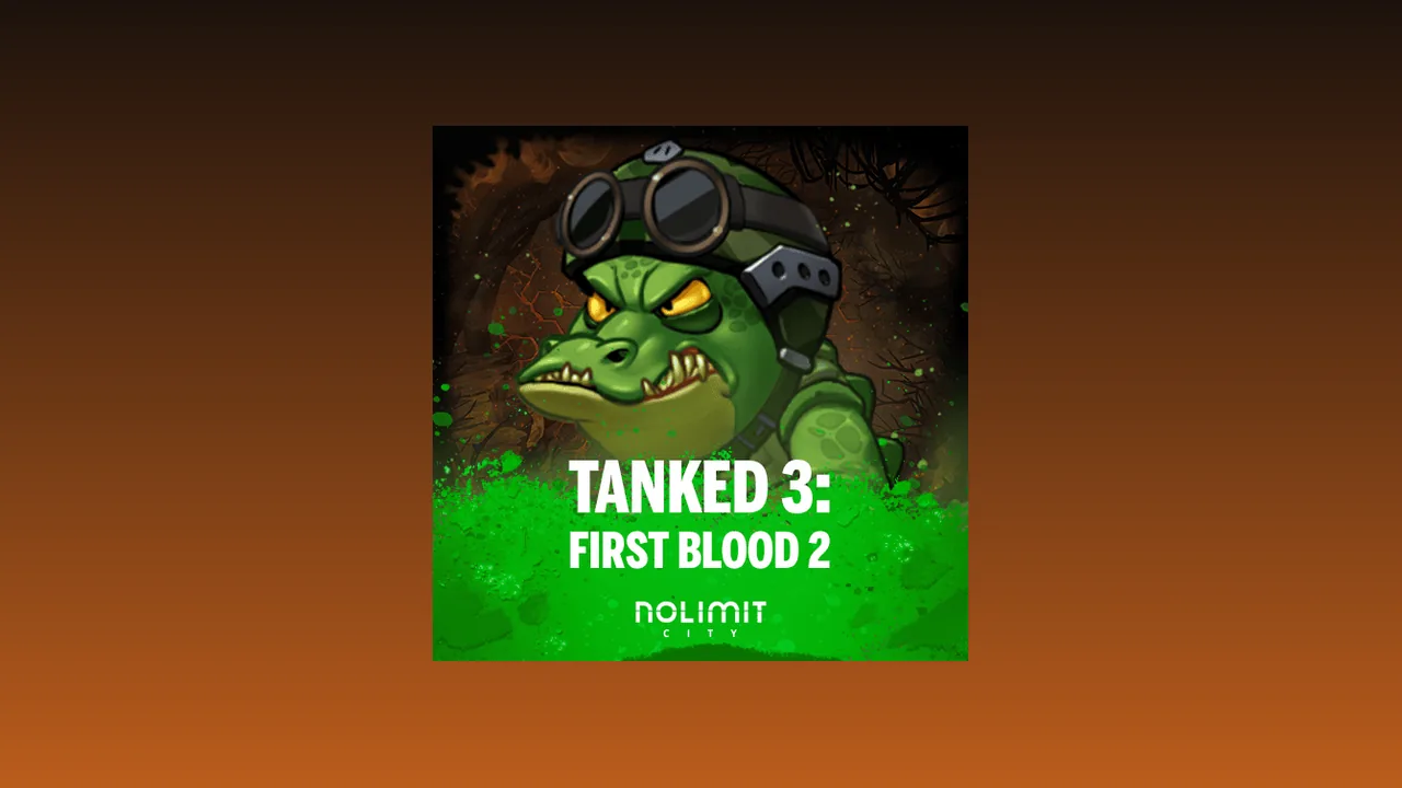 Tanked 3: First Blood 2 official Nolimit City logo lockup