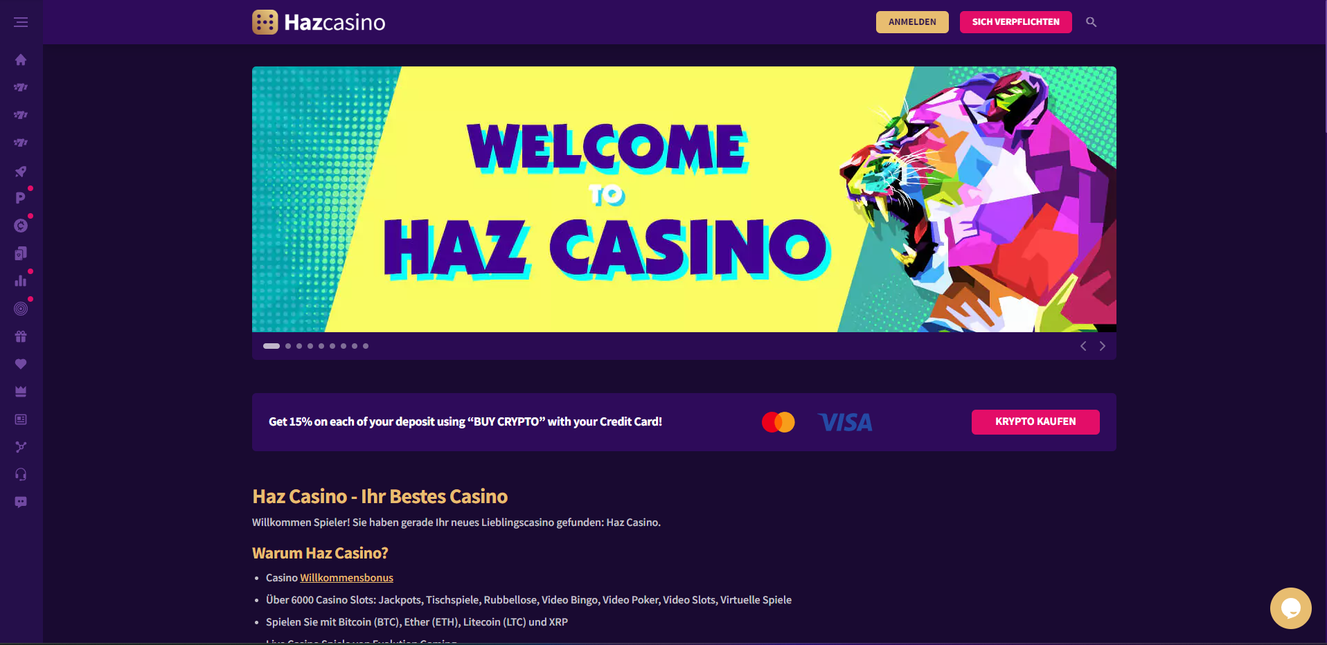 Haz Casino Bonus