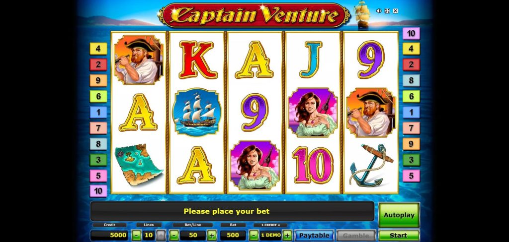 Captain-Venture-slot-logo