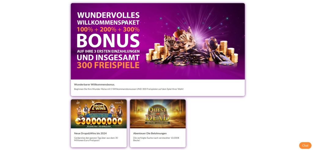 Wunderwins Casino Promotionen