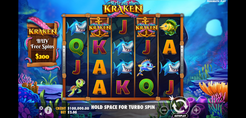 release-the-kraken-slot-logo