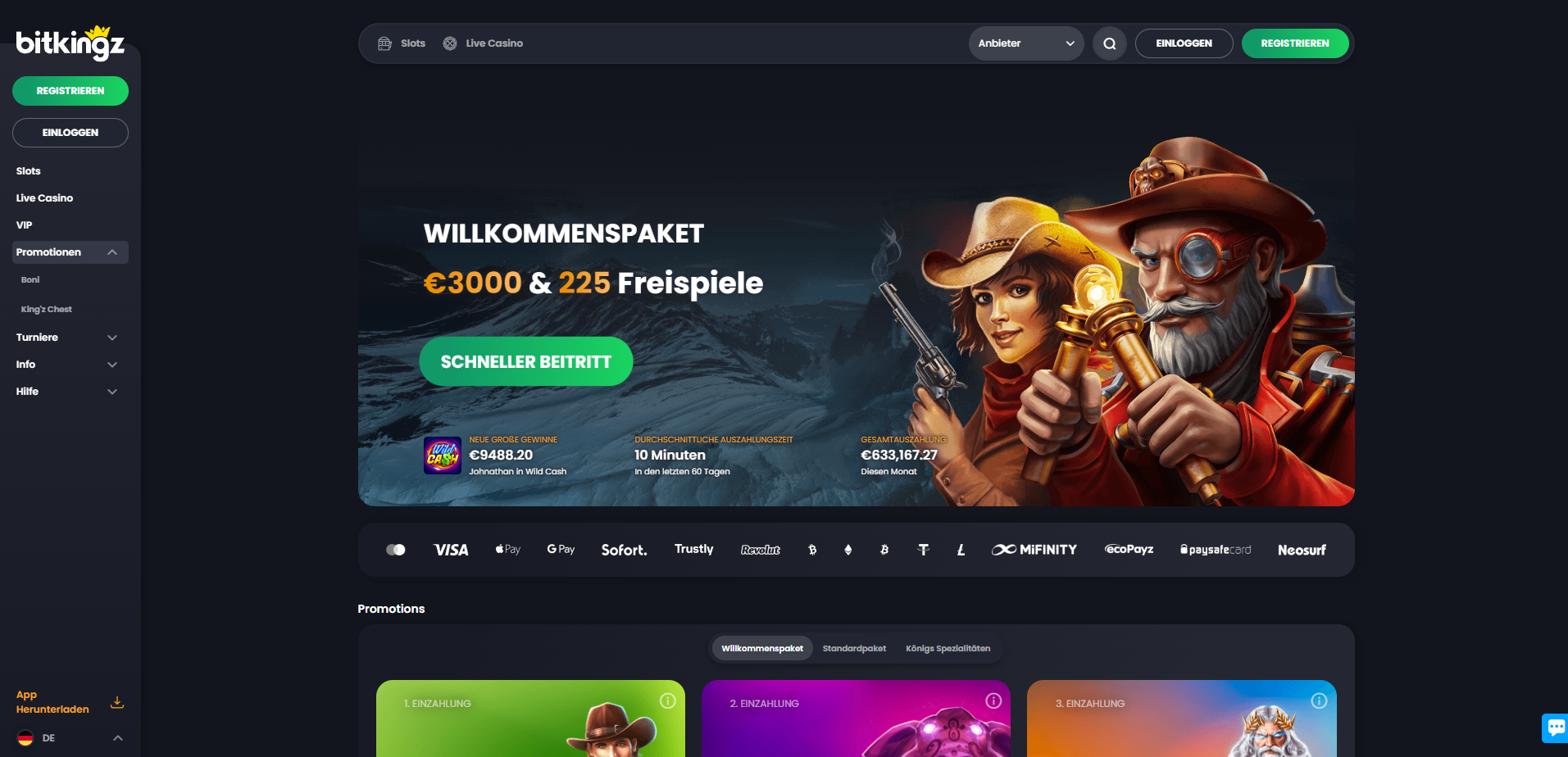 Bitkingz-Casino-Willkommensbonus