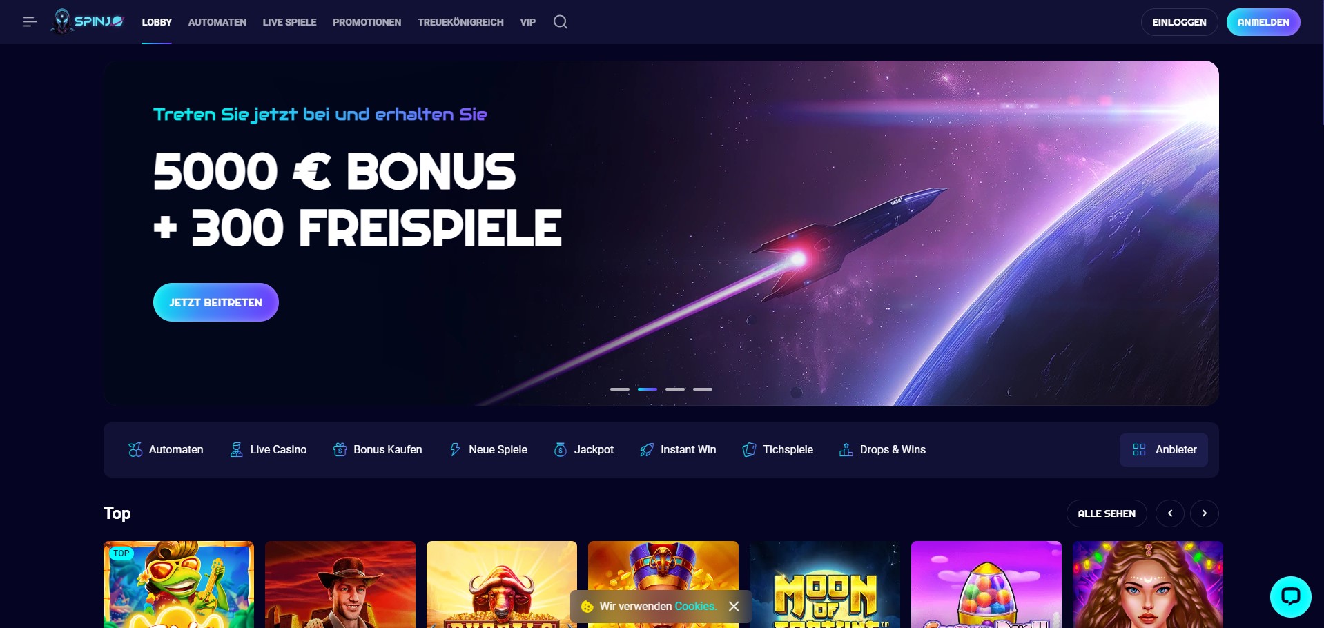Spinjo-Casino-Willkommensbonus