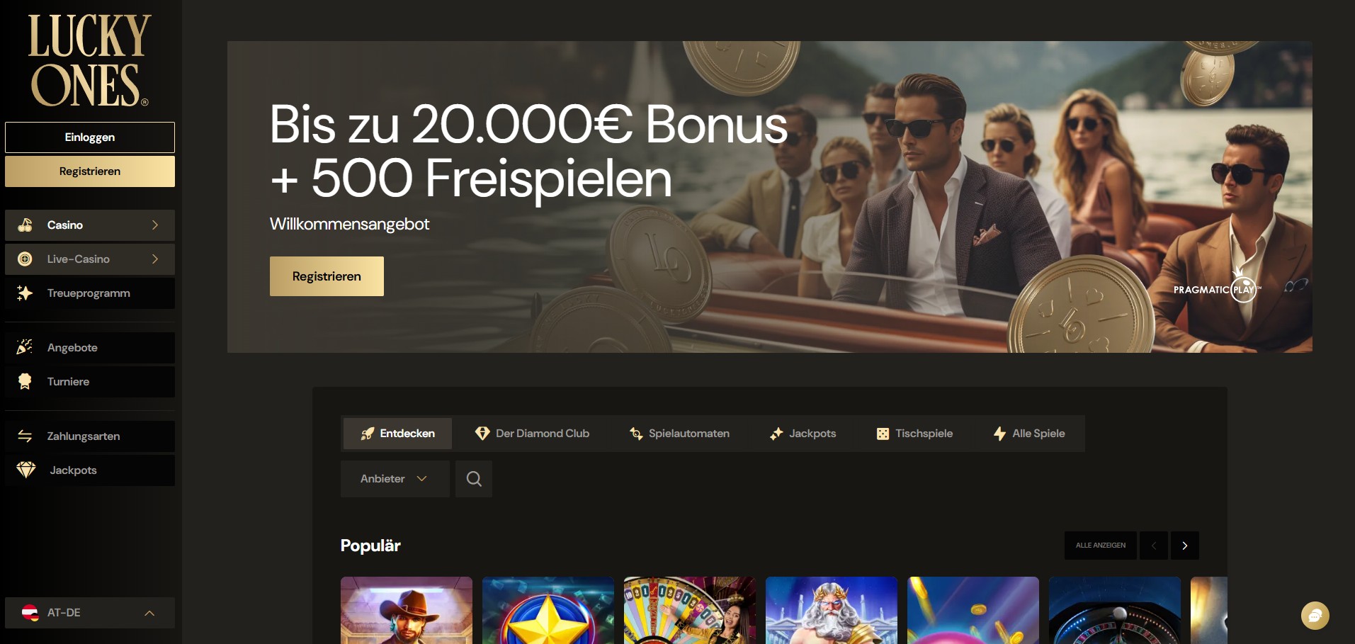 Lucky-Ones-Casino-Willkommensbonus