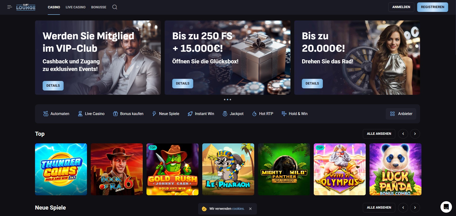 Slotlounge-Casino-Willkommensbonus